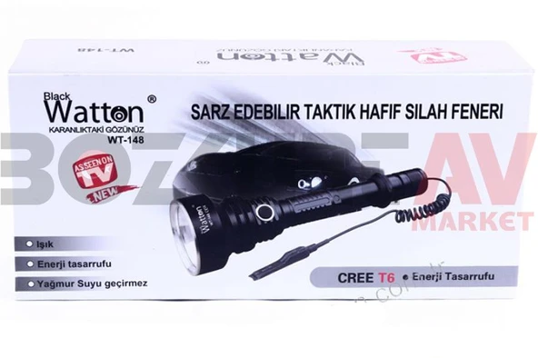 Watton WT-148 Orjinal 800 Lümen TX6 Özel Avcı Feneri - 4