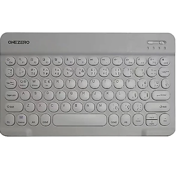 Zr455 Beyaz Bluethooth Klavye