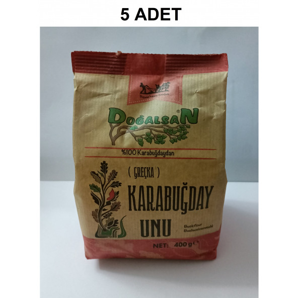 Doğalsan Karabuğday Unu 400gr x 5 Adet Avantajlı Paket