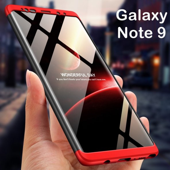 Galaxy Note 9 Kılıf Zore Ays Kamera Çıkıntılı 360 Tam Korumalı - Resim 2