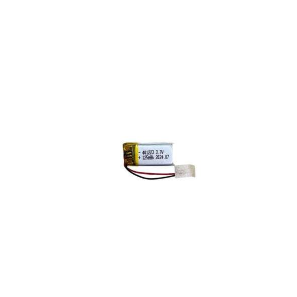401223 3.7v 125 Mah Li-polymer Pil (devreli/1.5a) Tg-53-vice/(1395) 4201