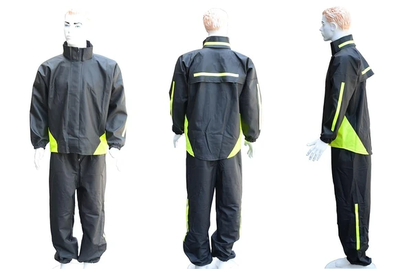 YAĞMURLUK İŞ GÜVENLİK MOTOR KURYE MODELİ - Resim 2