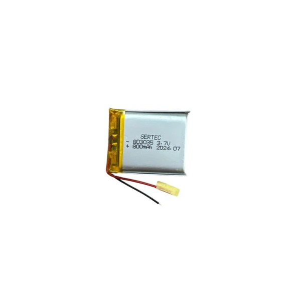 803035 3.7v 800 Mah Li-polymer Pil (devreli/1.5a) Tg-53-vice/(1395) 4205