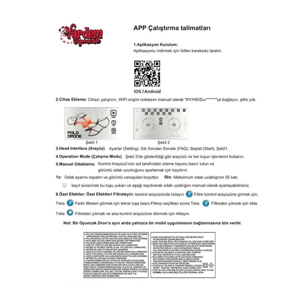 Litae Trend BFS DSX-41 Kumandalı 2.4G Şarjlı Kameralı Katlanabilir Drone -Vardem Oyuncak - 5