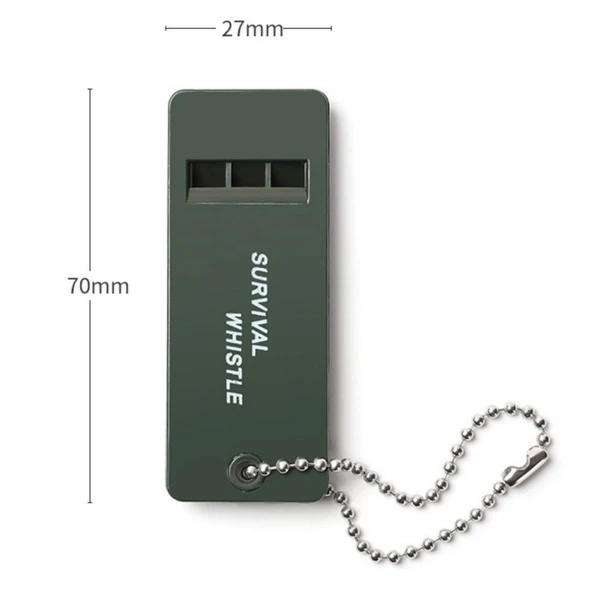 Buffer® Kamp Outdoor Yaşam Yüksek Sesli Acil Durum Survival Plastik Düdük - 4