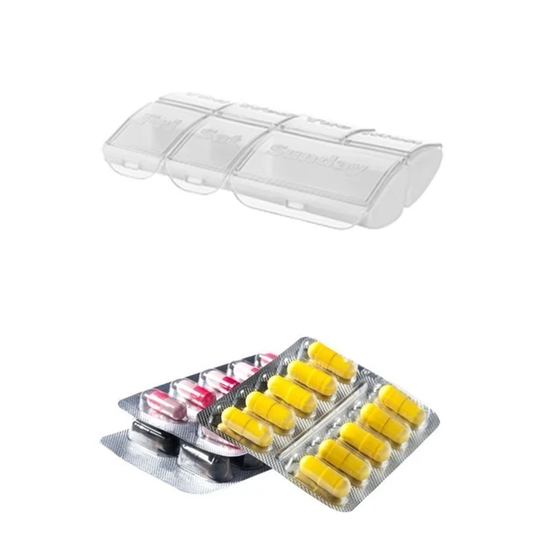 Buffer® Haftalık 7 Bölmeli İlaç Saklama Ve Hatırlatma Kutusu - 4