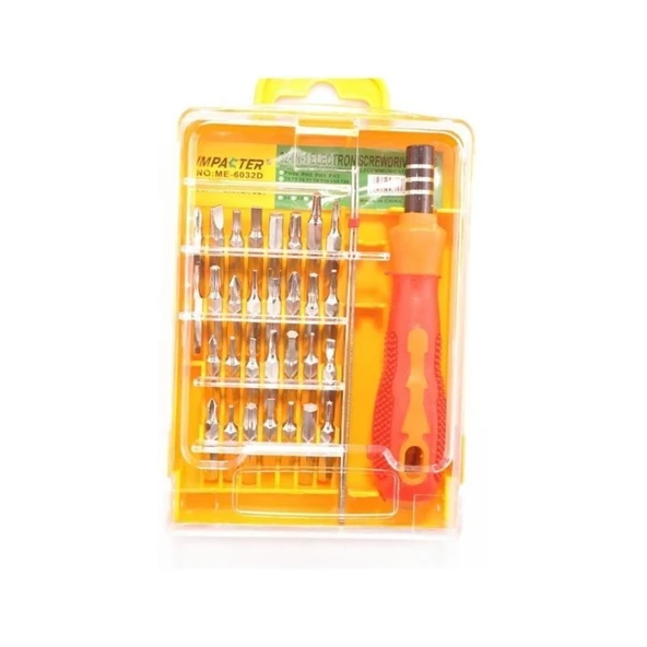 Buffer® 32 Parça Cep Telefonu Pc Tablet Mini Tornavida Seti Tamir Takımı - 3