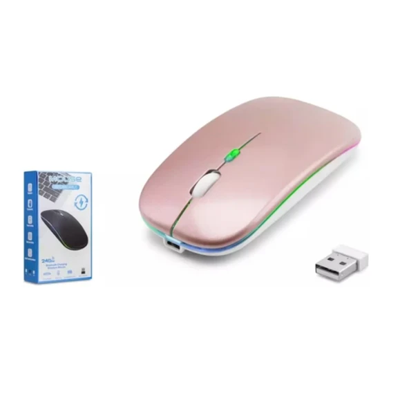Zr215 Cba100 Rgb Rose Gold Şarjlı Mouse