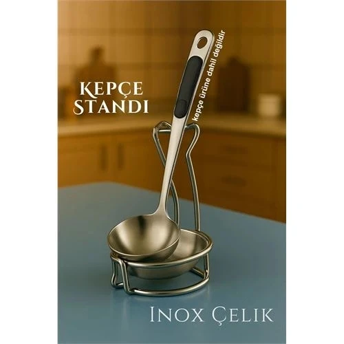 Litae Trend BFS  Inox Kepçe Standı - Kaşık Kepçe Standı- Profesyonel Şef Tasarımı - 1