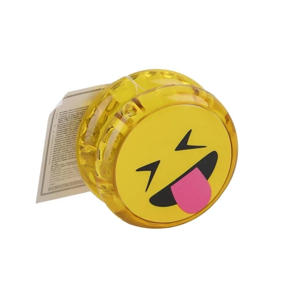 Litae Trend BFS   KZL-2025-2 Işıklı Emojili Yoyo -Kızılkaya Oyuncak - 1