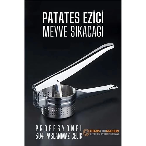 Litae Trend BFS  Patates Ezici Meyve Sıkacağı Sıkacağı Sebze Presi 304 Paslanmaz Çelik - 1
