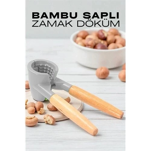 Litae Trend BFS  Fındık ve Ceviz Kırıcı - Bambu Saplı Döküm Ceviz Fındık Kıracağı - 1