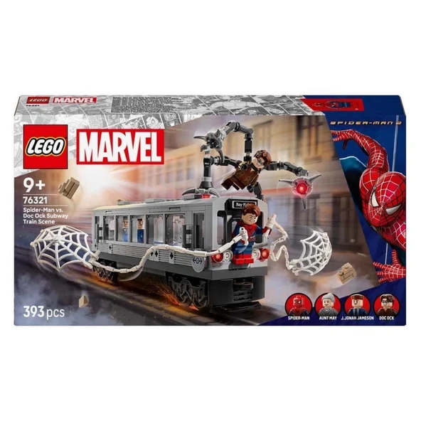 Litae Trend BFS  LEGO Marvel Örümcek Adam ile Doktor Oktopus Metro Sahnesi 76321 - Resim 4