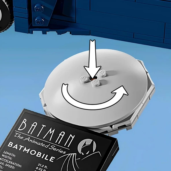 Litae Trend BFS   LEGO DC Batman: Batmobile ile Batman, Harley Quinn ve Mr. Freeze’e Karşı 76274 - Resim 5