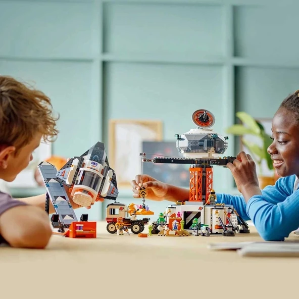 Litae Trend BFS   LEGO City Uzay Üssü ve Roket Fırlatma Rampası 60434 - Resim 4