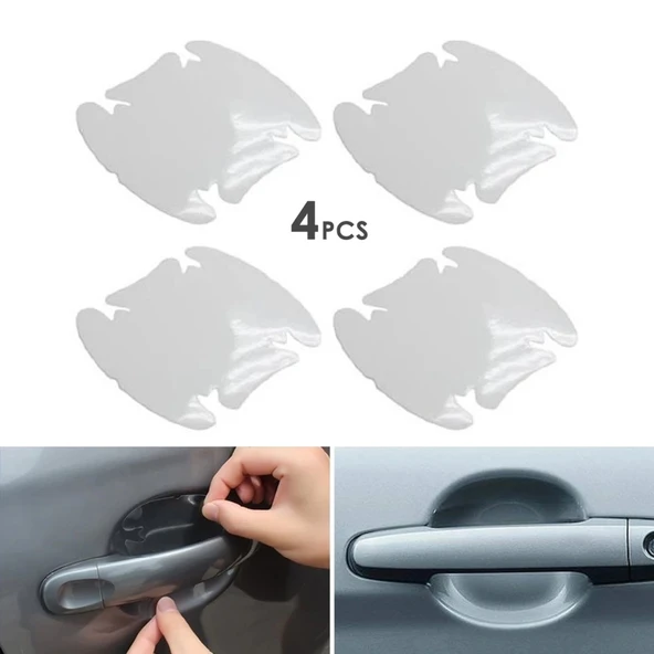 Litae Trend BFS  Araba Kapı Kolu Koruyucu Film (4lü Set) - 2