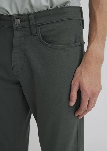 Mavi Erkek Regular Fit Pantolon - Minimalist Günlük Stil - Resim 2