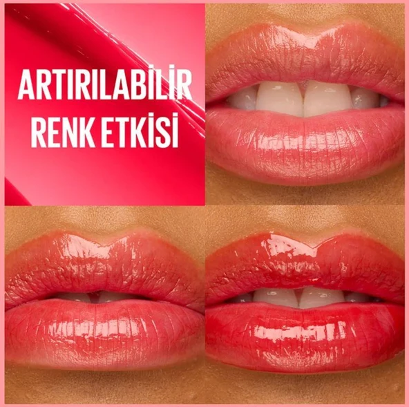 Maybelline New York Lifter Glaze Shea Yağı ve Hyalüronik Asit içeren Renkli Dudak Balmı - 05 Peach Quench - 5
