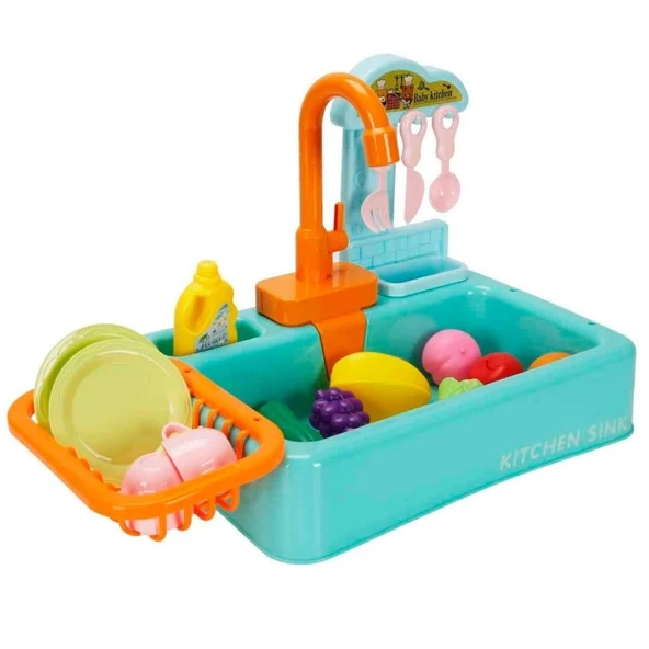 Litae Trend BFS Little Chef Mutfak Lavabosu Oyun Seti 20 Parça ürün görseli