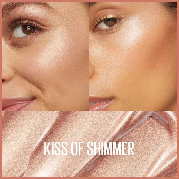 Maybelline New York Sunkisser Likit Aydınlatıcı Highlighter - 20 Kiss of Shimmer - 3