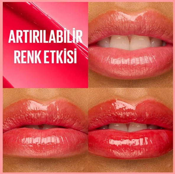 Maybelline New York Lifter Glaze Shea Yağı ve Hyalüronik Asit içeren Renkli Dudak Balmı - 02 Pink Drip - 5