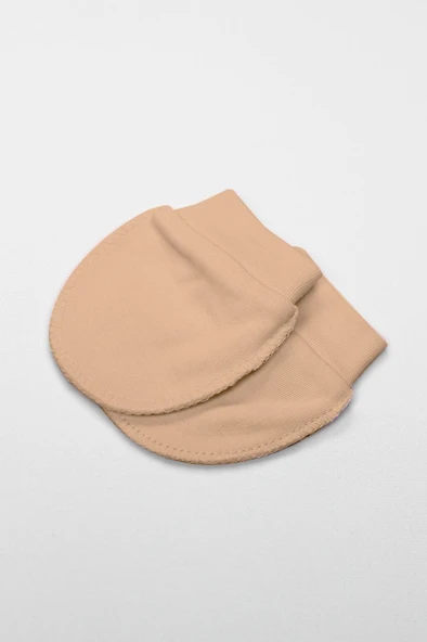 Bistyle 2Li Penye Eldiven Basıc 90108 Bej - Resim 2