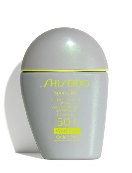 Shiseido Suya ve Tere Dayanıklı BB Krem SPF 50 -  Sports BB Medium Dark 30 ml