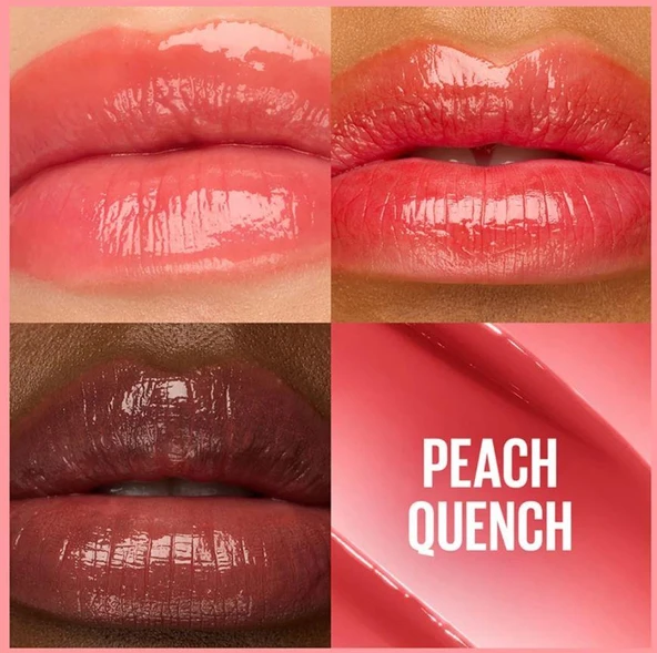 Maybelline New York Lifter Glaze Shea Yağı ve Hyalüronik Asit içeren Renkli Dudak Balmı - 05 Peach Quench - 2