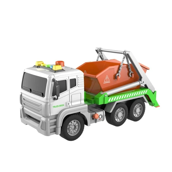 WY821A WY840A 1 12 SÜRTMELİ SESLİ IŞIKLI SERVİS KAMYONU - Resim 2
