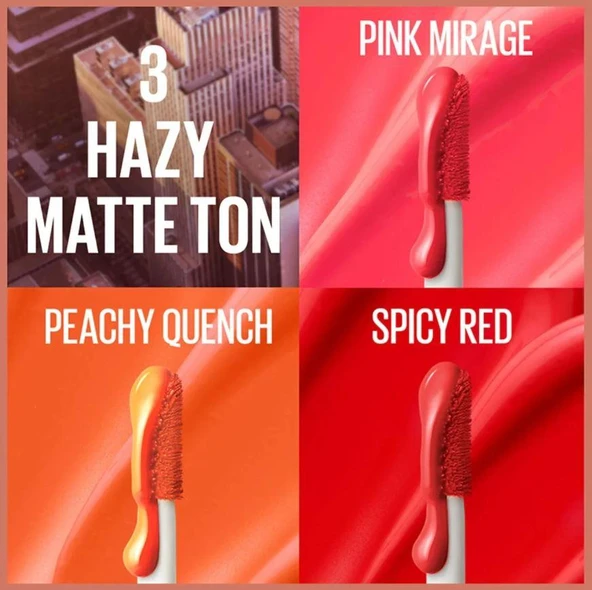 Maybelline New York Sunkisser Hazy Matte Likit Allık - 30 Pink Mirage - 6