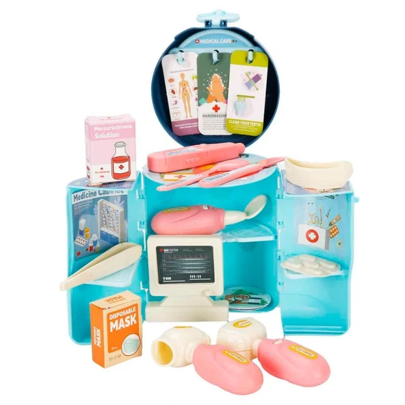 Taşınabilir Doktor Set Kapsülü 3in1 25 Parça ürün görseli