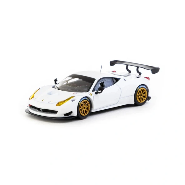 Tarmac Works X iXO Models 1/64 Ferrari 458 Italia GT3 White ürün görseli