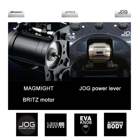 Daiwa 23 Leobritz 200 JL Elektrikli Çıkrık Olta Makinesi (Sol el) - Resim 4