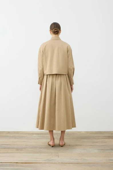 Serpme Taşlı Etekli Takım Gömlek-Etek Terzi Dükkani - 4