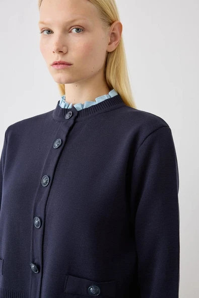 Meva Gömlek Yaka Triko Hırka Terzi Dükkanı - 2