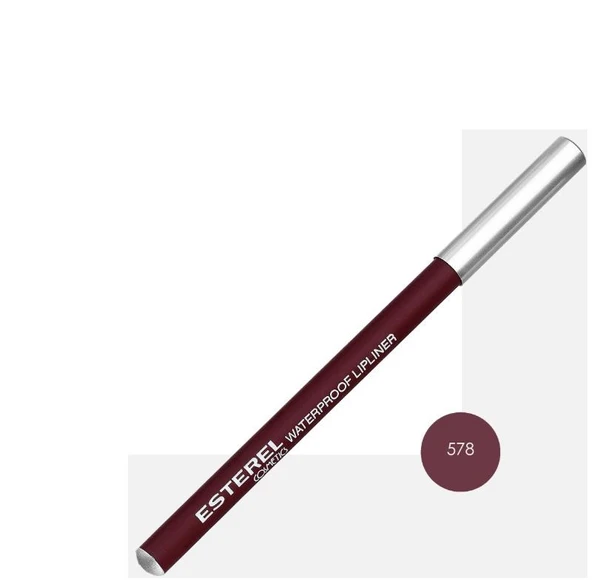 Esterel Waterproof Dudak Kalemi - 578 Kestane