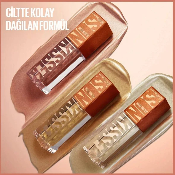 Maybelline New York Sunkisser Likit Aydınlatıcı Highlighter - 20 Kiss of Shimmer - 5