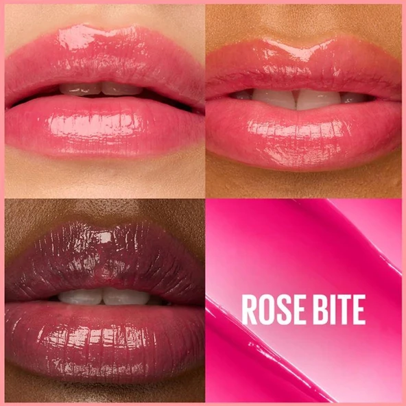 Maybelline New York Lifter Glaze Shea Yağı ve Hyalüronik Asit içeren Renkli Dudak Balmı - 03 Rose Bite - 3