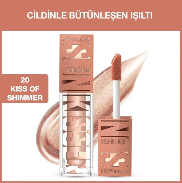Maybelline New York Sunkisser Likit Aydınlatıcı Highlighter - 20 Kiss of Shimmer - 2