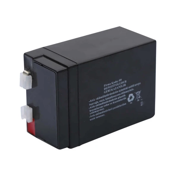 Lightex LT-44 4V 4.0Ah Işıldak Fener Aküsü - Resim 3