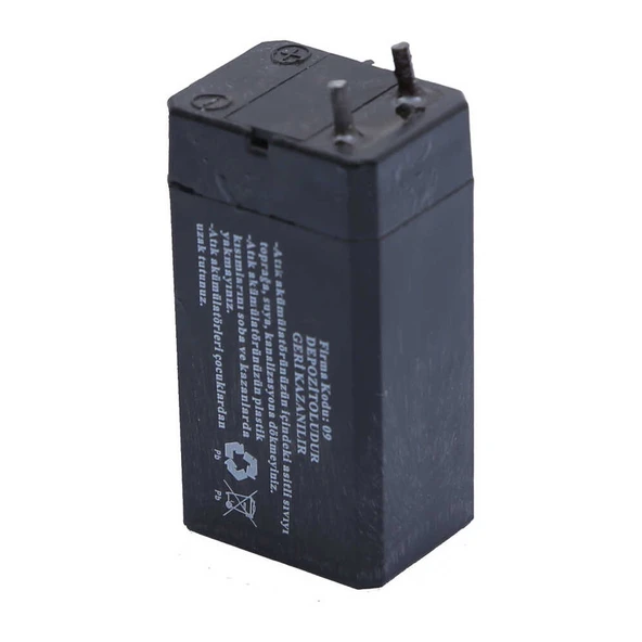 Lightex LT-403 4V 0.3Ah Işıldak Fener Aküsü - Resim 3