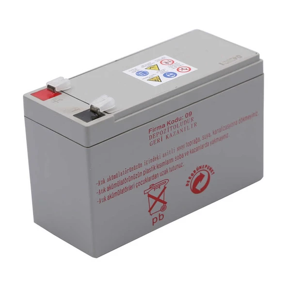 Ataba AT-1290 12V 9Ah Jel Akü - Resim 3