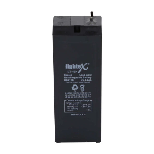 Lightex LT-42 4V 1.2Ah Işıldak Fener Aküsü ürün görseli 1