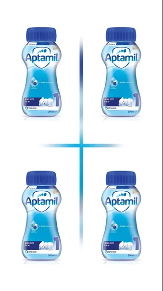 1 Bebek Sütü İçime Hazır (Sıvı) 200 ml 0-6 Ay 4  Adet