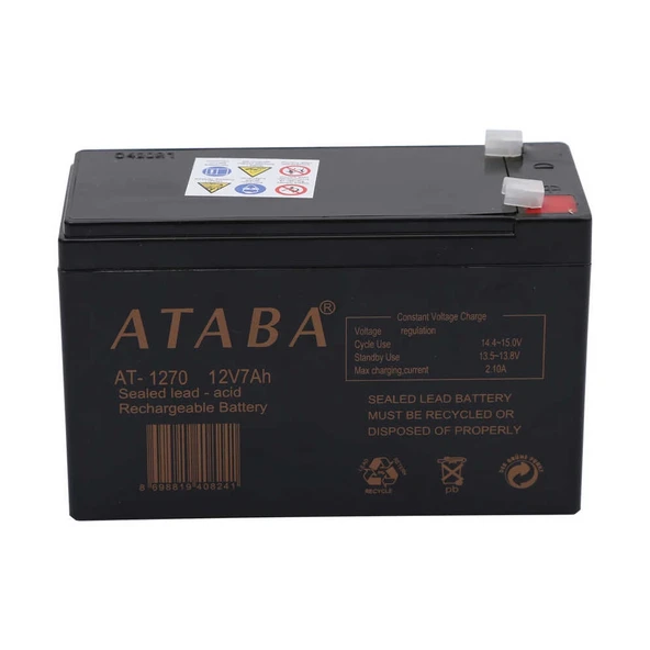Ataba AT-1270 12V 7Ah Akü ürün görseli 1