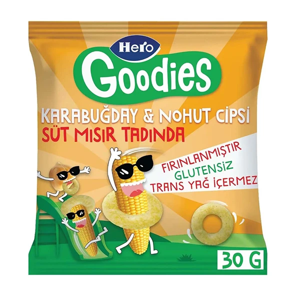 Süt Mısırlı Karabuğday Nohut Cips 30 gr 1 Adet ürün görseli