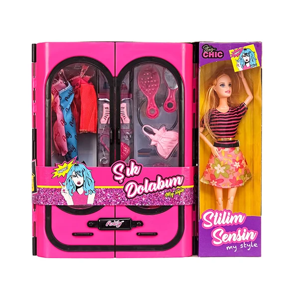 Anlıly Elbise Dolaplı Bebek 1 Adet