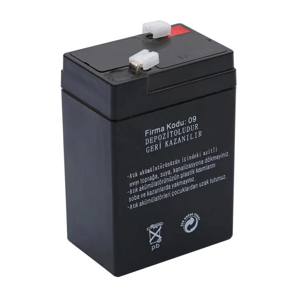 Atex AX604 6V 4Ah Akü - Resim 3
