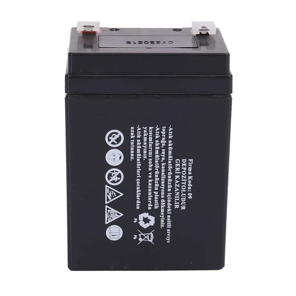 Lightex LT-45 4V 5.5Ah Işıldak Fener Aküsü - Resim 3