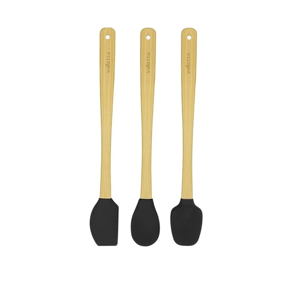 İndigo 3'lü Spatula Seti - Siyah - 26 cm - Resim 2
